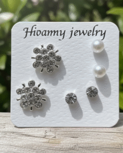 Trio Stud Earrings Set