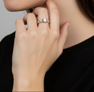 Zircon Solitaire Ring