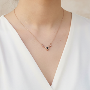 deer pendant necklace