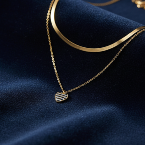 heart charm necklace