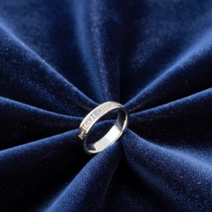 dual style silver ring