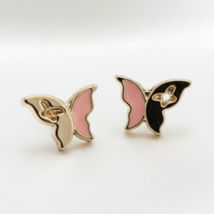 butterfly stud earrings