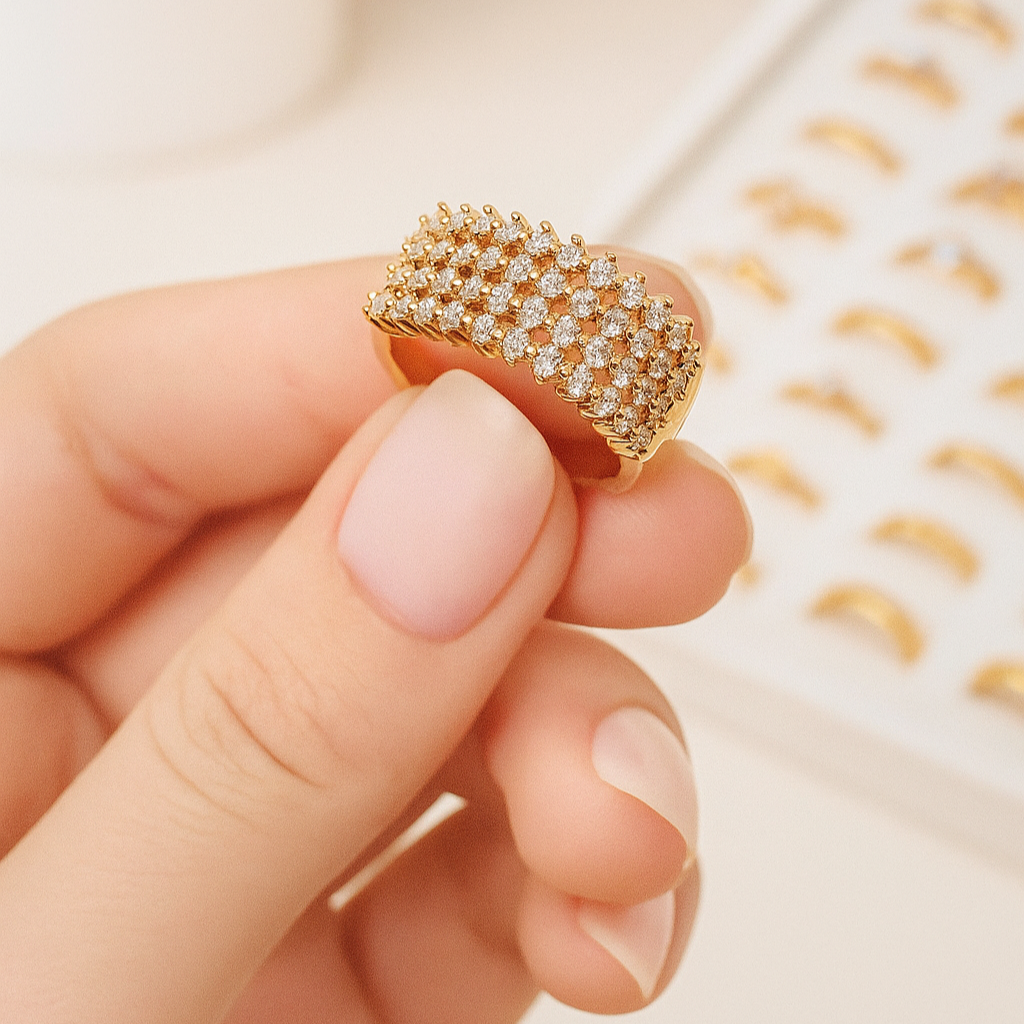 sparkling gold zirconia sparkling gold zirconia