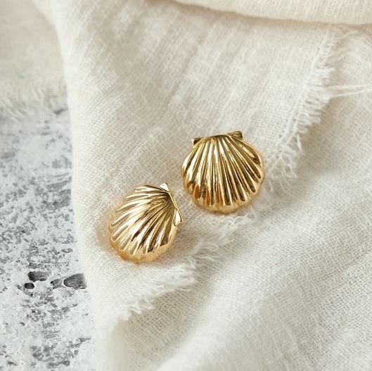 shell studs earrings shell studs earrings
